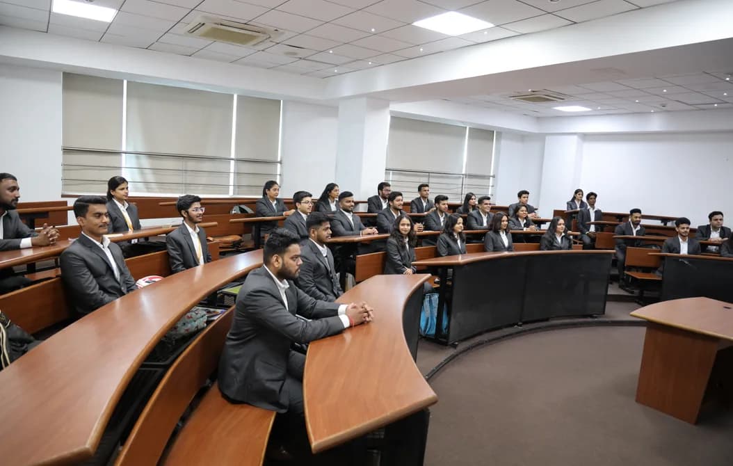 Spacious classroom equipped for interactive learning